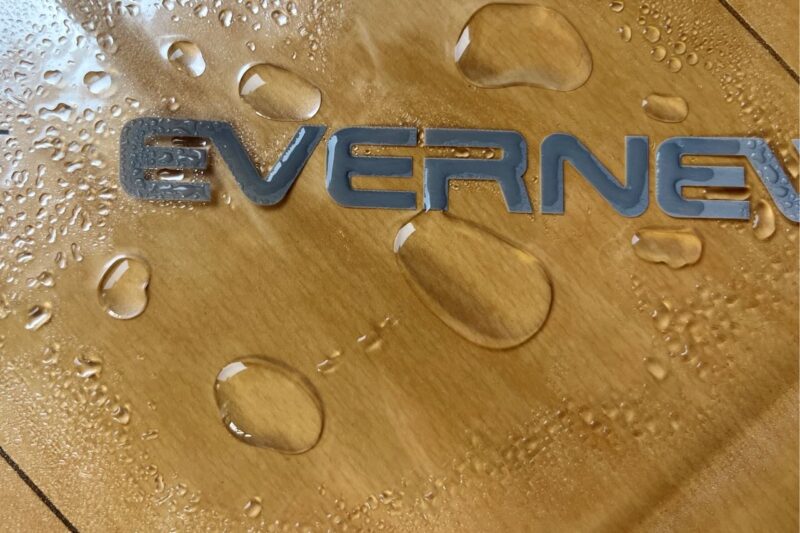 EVERNEWのEVERSHIELDの防水性