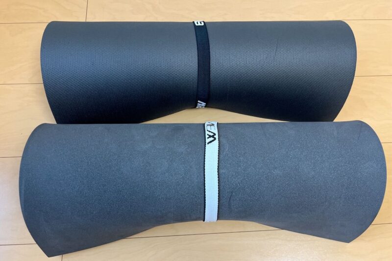 山と道のUL Pad15+とEVERNEWのTraverse mat 100の比較