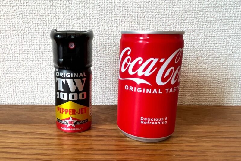 軽量かつコンパクトなTW-1000ペッパーマン