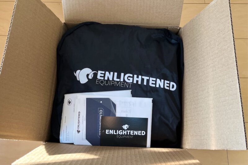 カスタムして個人輸入したENLIGHTENED EQUIPMENTのキルト